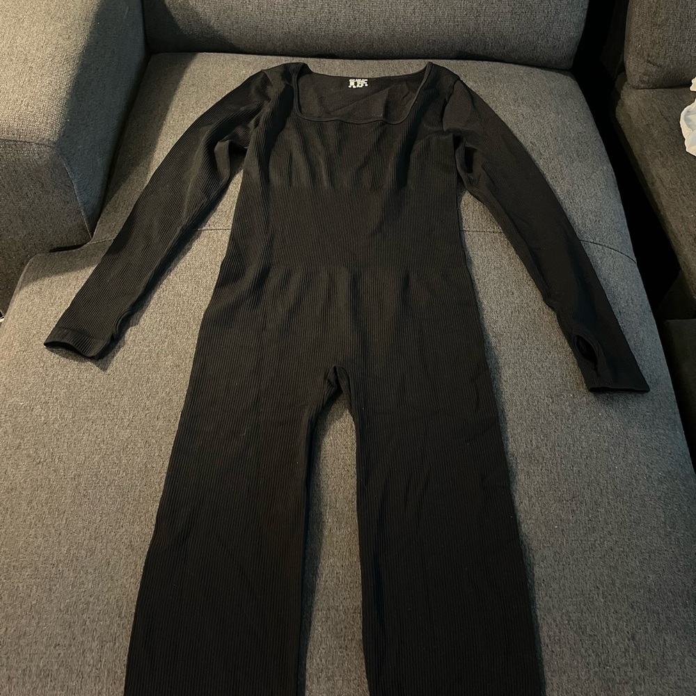 Black Long Sleeve Jumpsuit